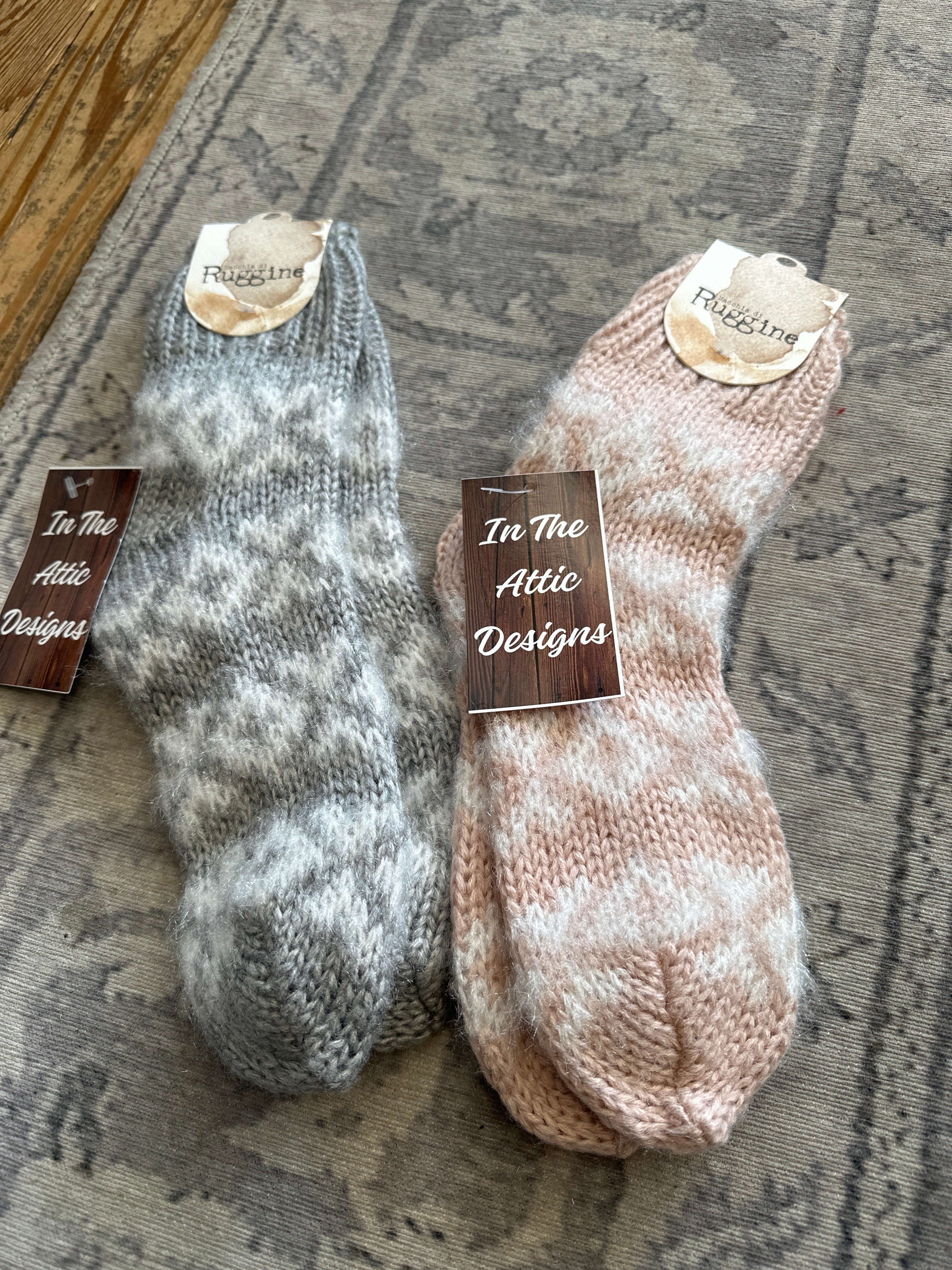 Nordic Fuzzy Socks