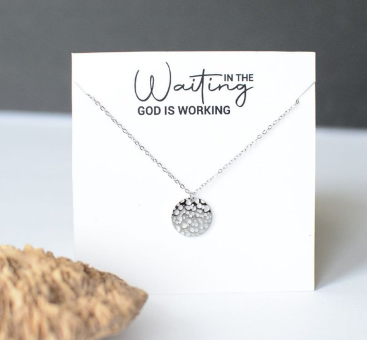 God Is Working Necklace