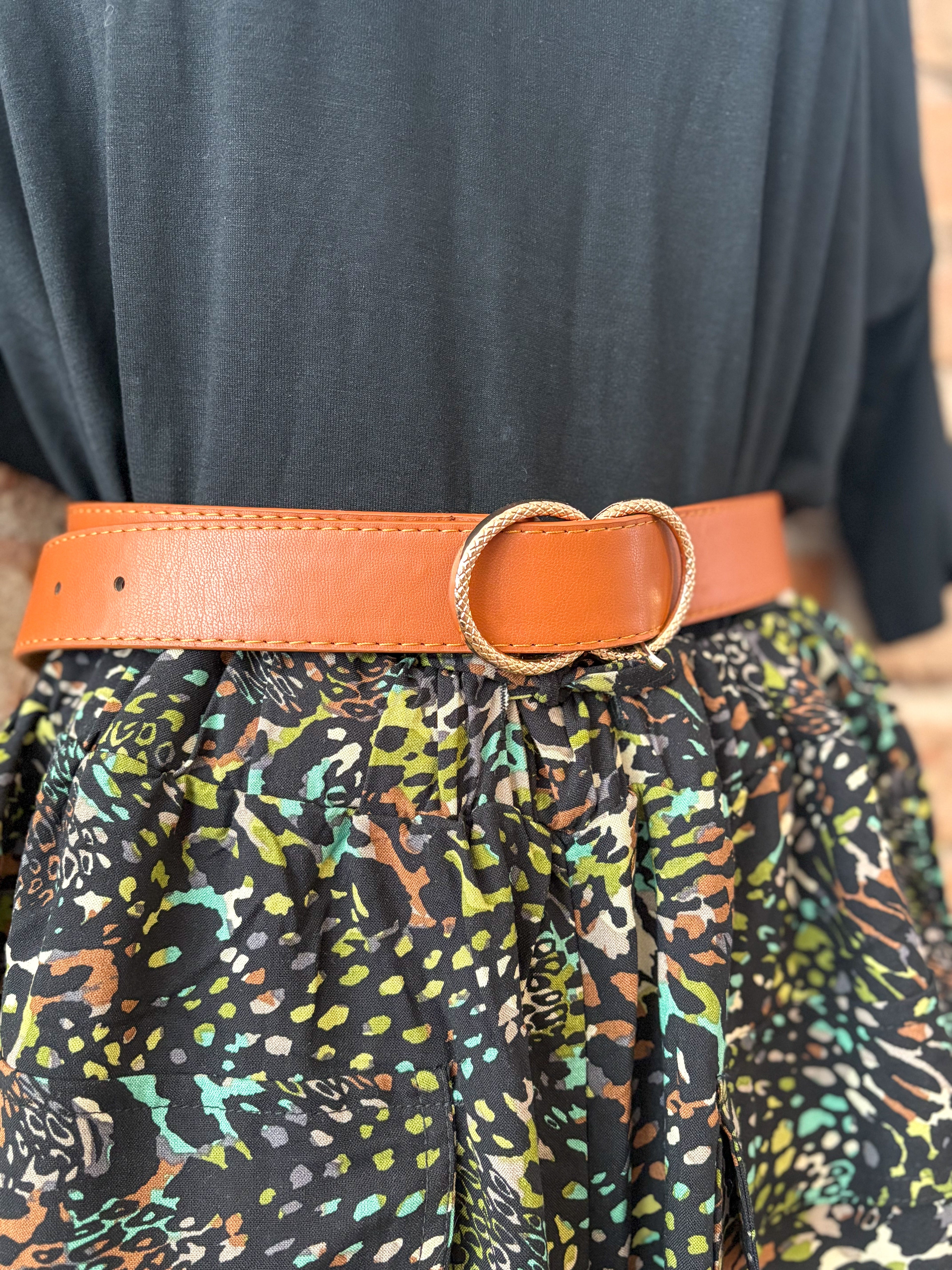 Tia Vegan Leather Belt