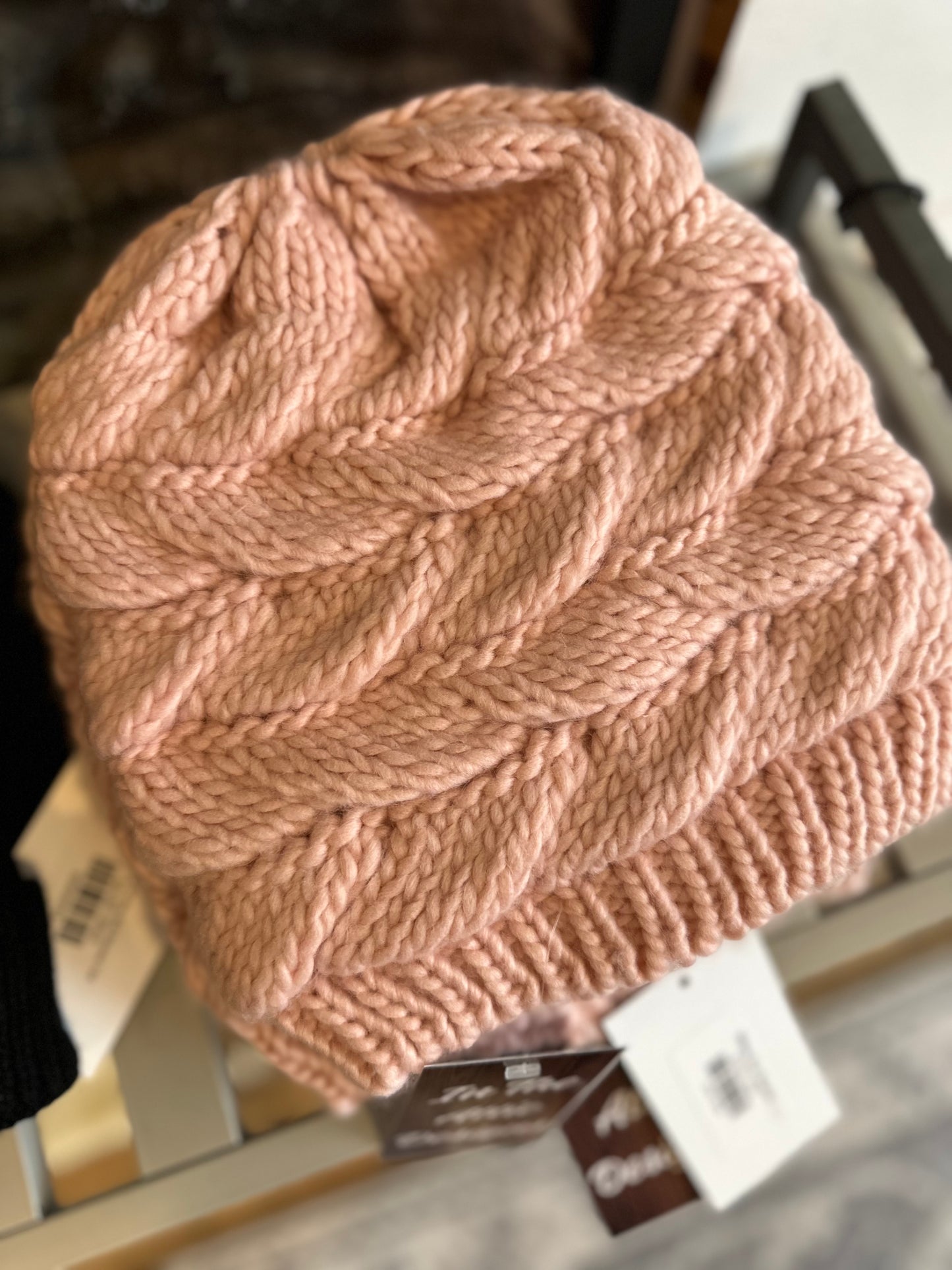 Messy Bun Beanie