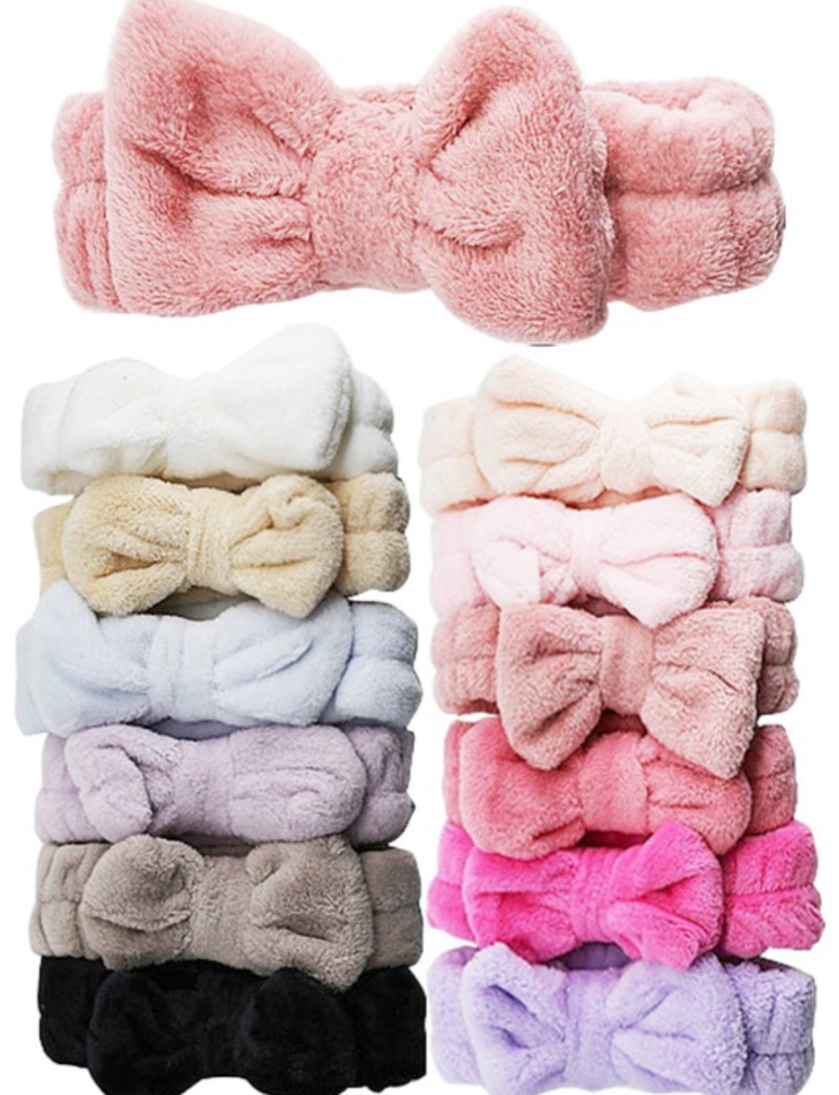 Fuzzy Spa Headbands
