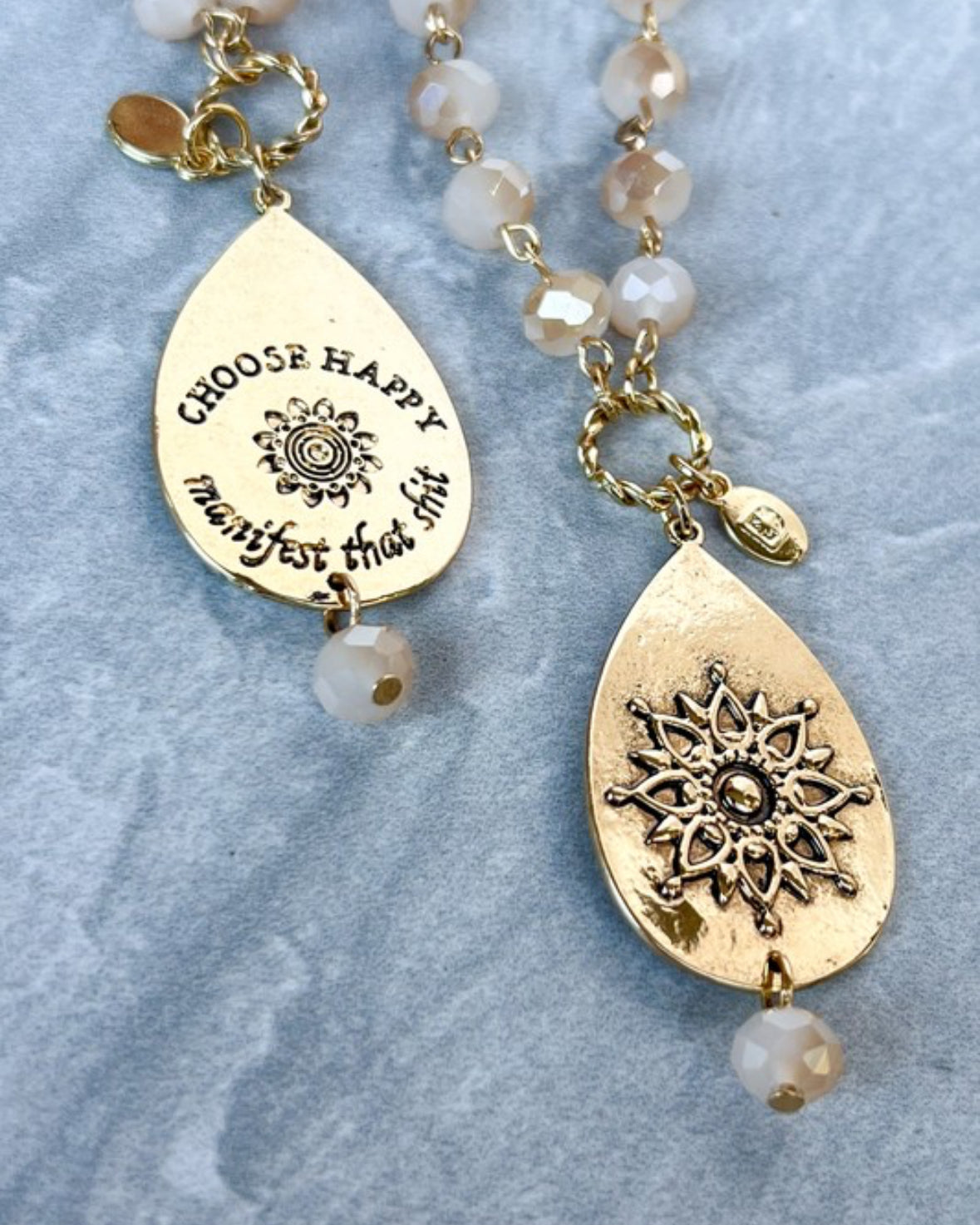 Choose Happy Sassy Necklace