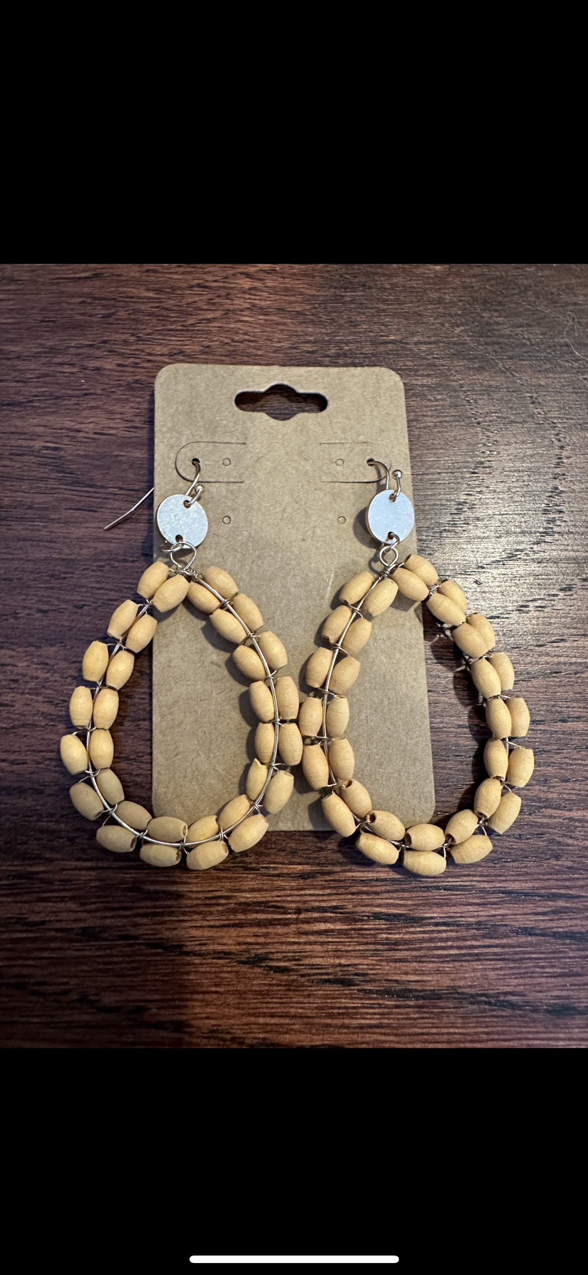 Kahki Teardrop Earrings