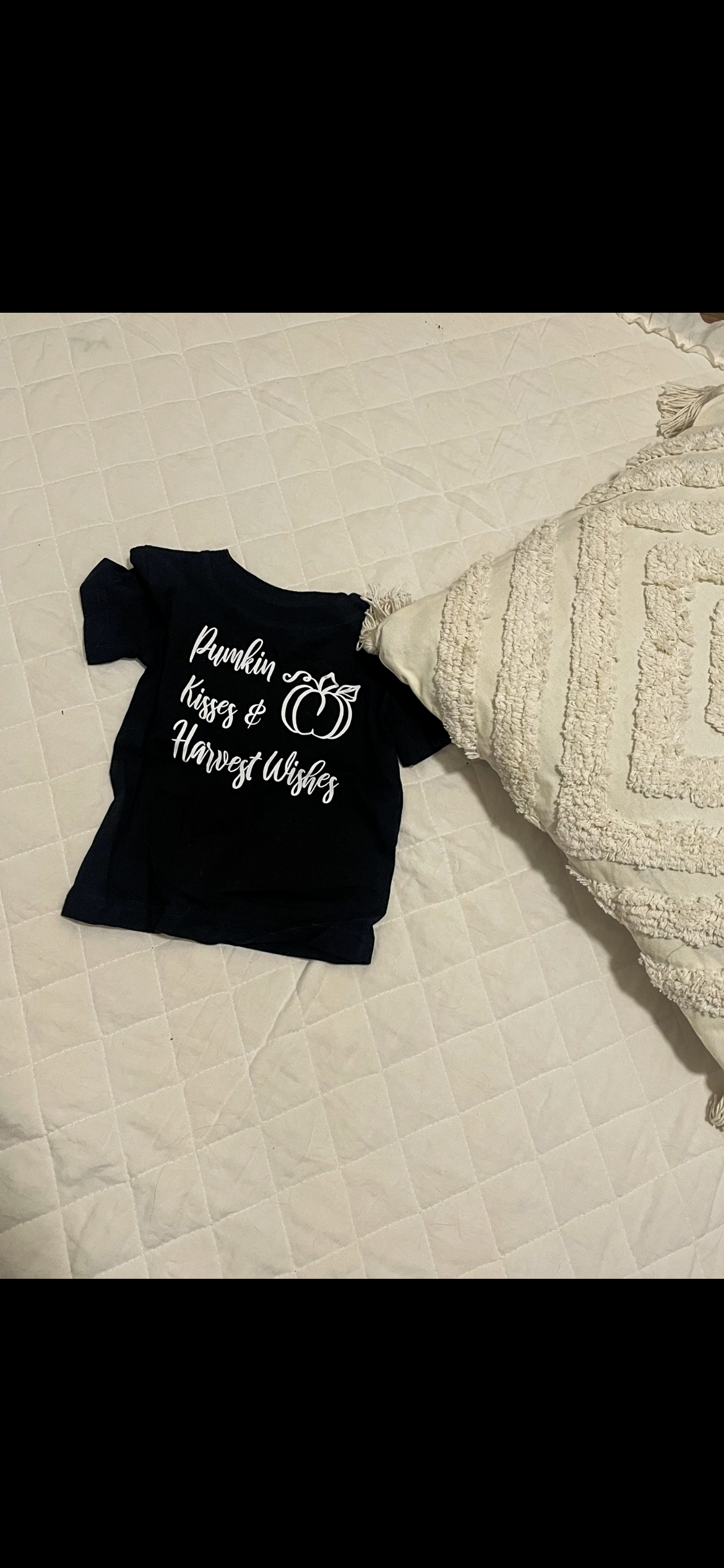 Pumpkin Kisses & Harvest Wishes Kids Tee