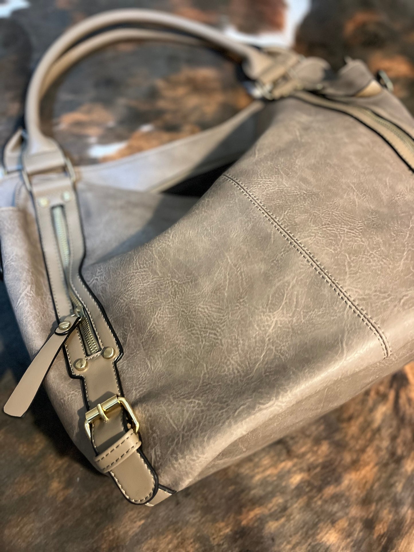 Burch Handbag in Taupe