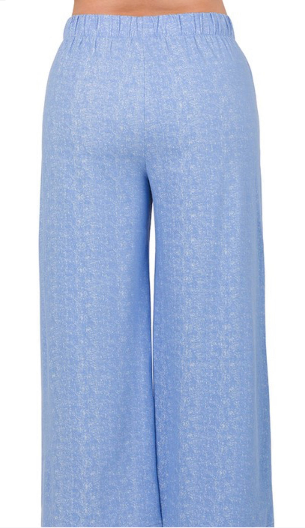 Spring Blue Wide Leg Pants