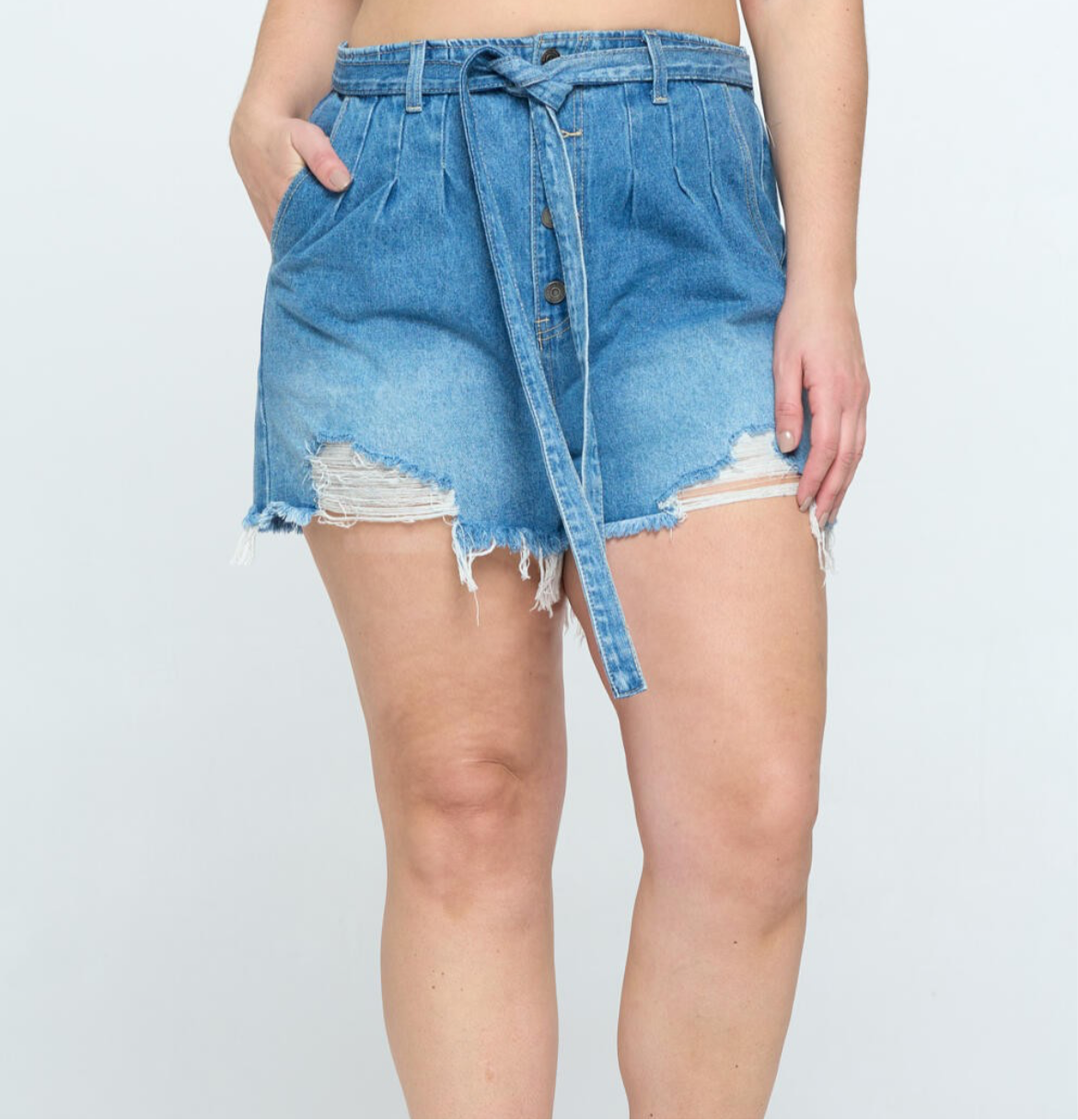 Pleaty Please Denim Shorts