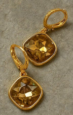 Radiant Gem Drop Earrings