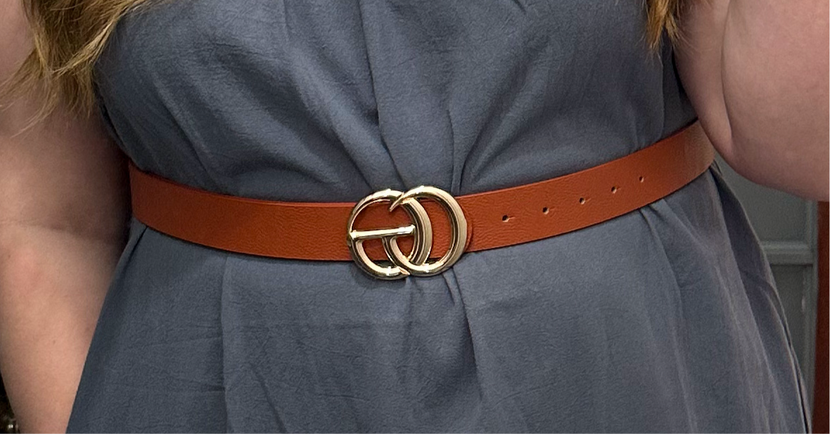 CG Faux Leather Belt Plus Size