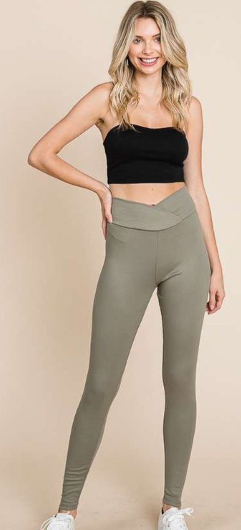 High V Leggings