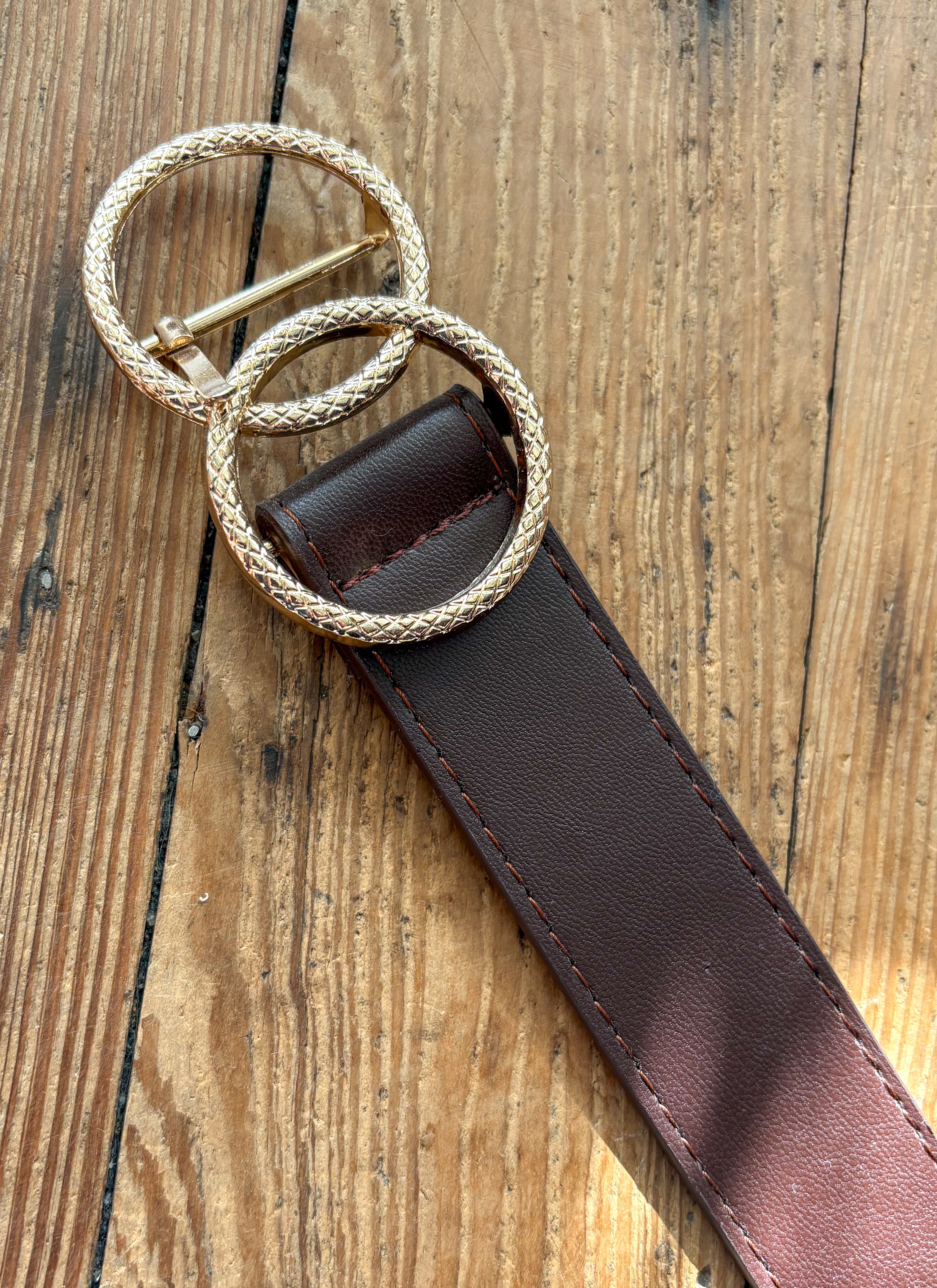 Tia Vegan Leather Belt