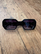 Blingy Geometric Framed Sunglasses