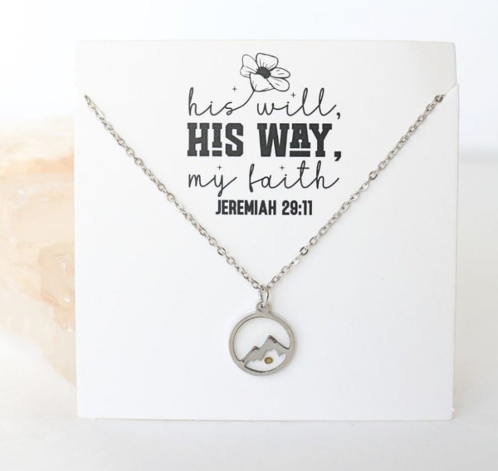 Faith Moves Mountains Necklace
