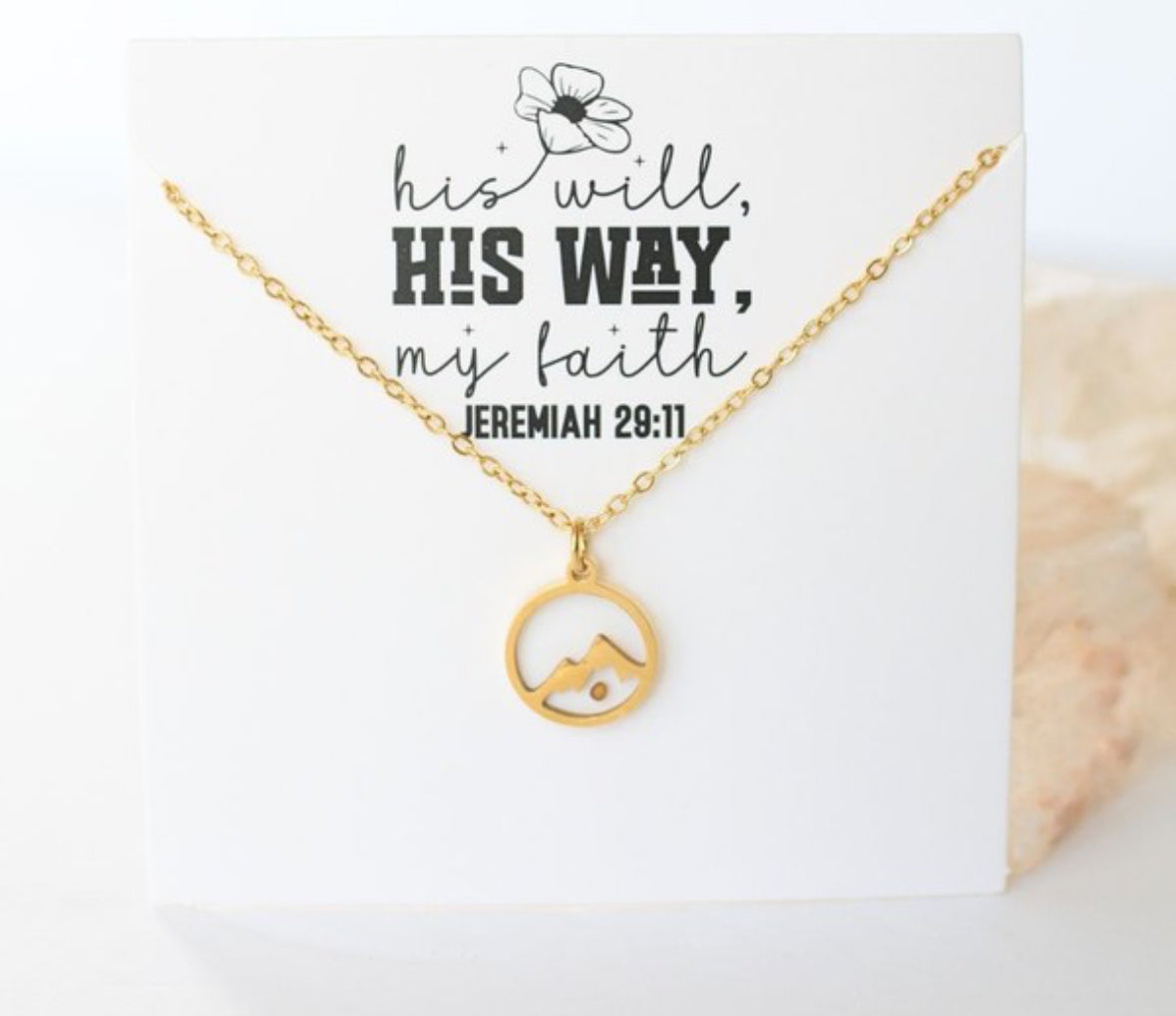 Faith Moves Mountains Necklace