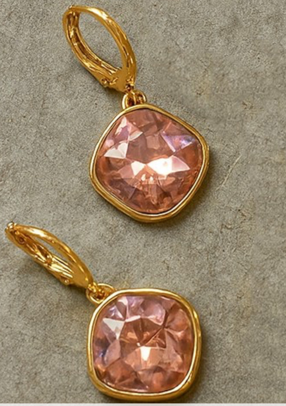 Radiant Gem Drop Earrings