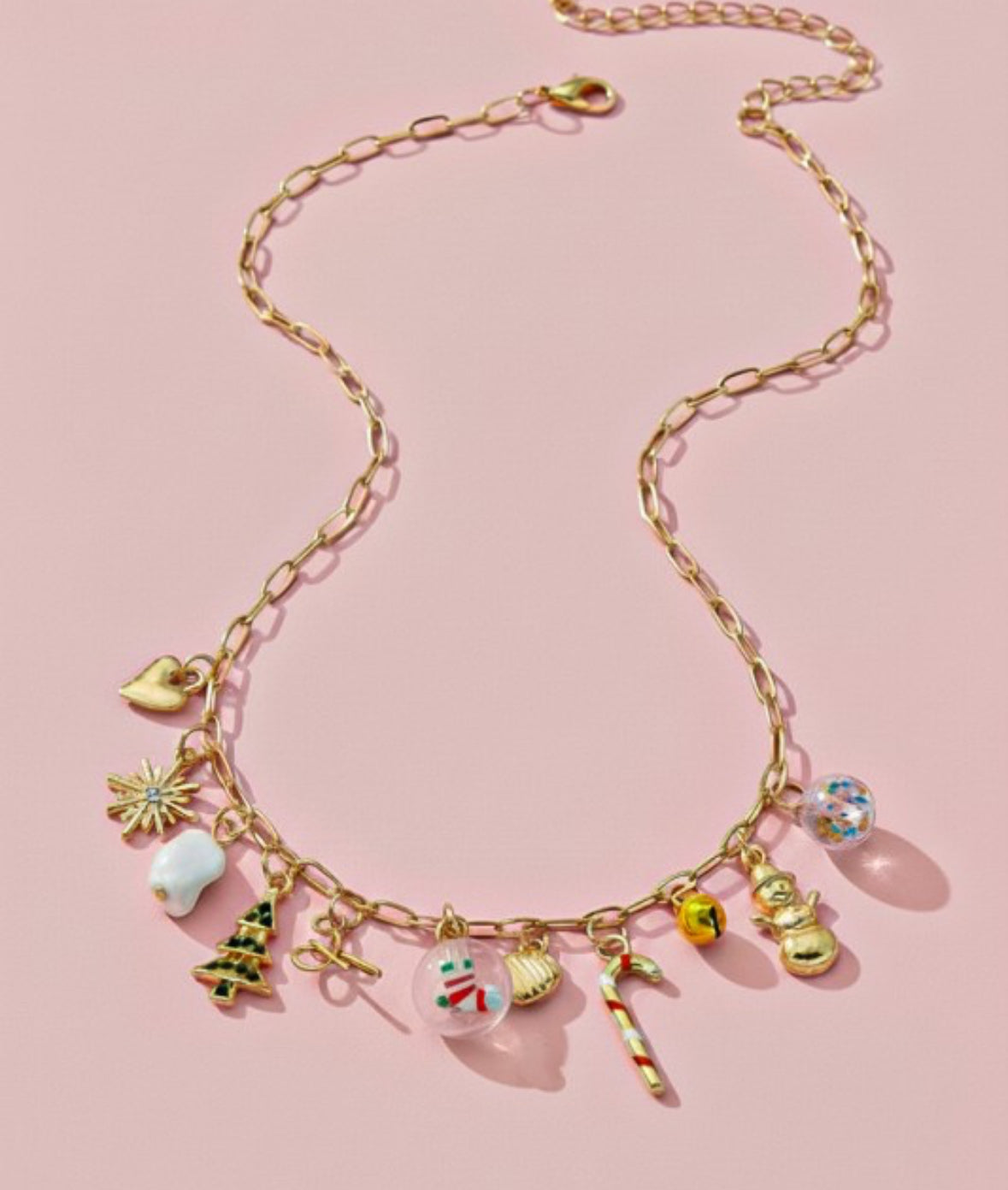 Holiday Cheer Charm Necklace