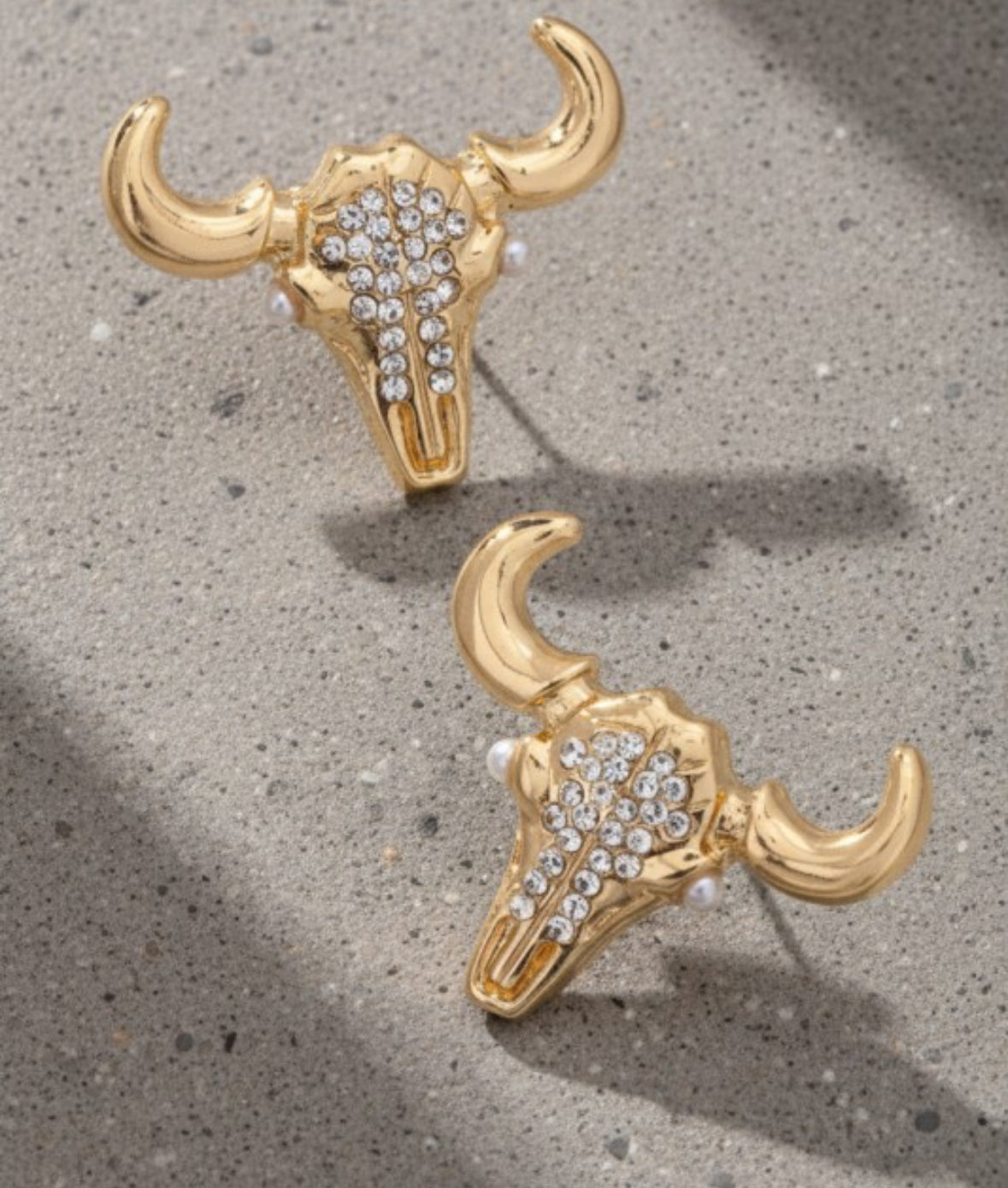 Take the Bull by the Horns Studs