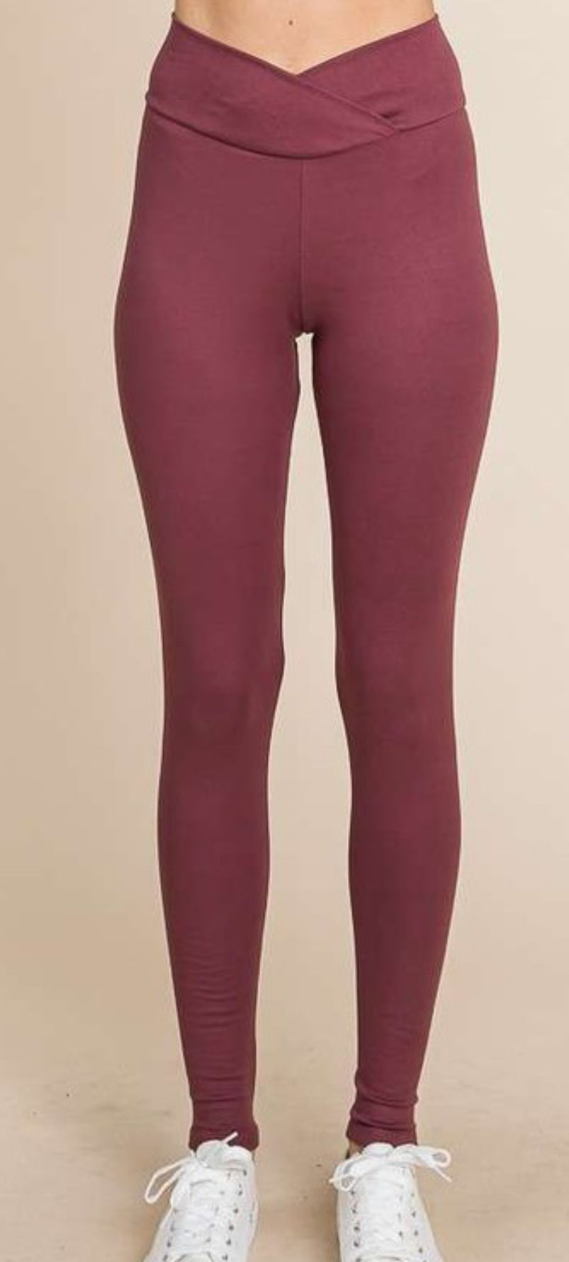 High V Leggings