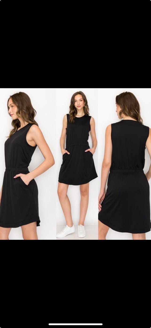 Pitch Black Dress