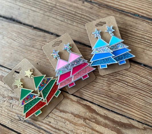 Christmas Tree Earrings