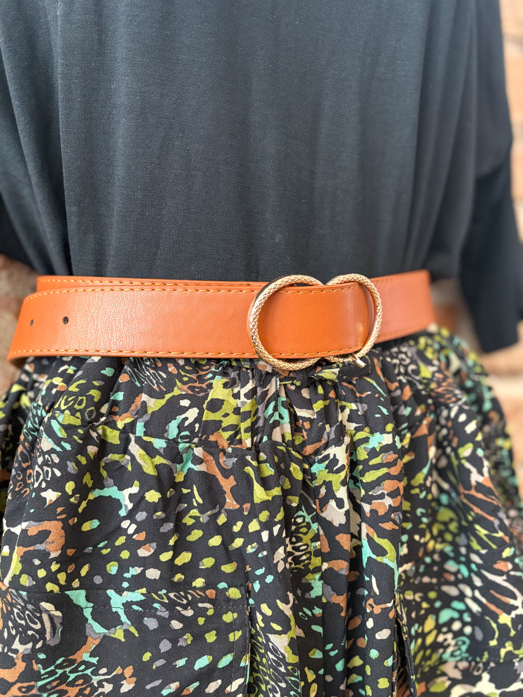 Tia Vegan Leather Belt