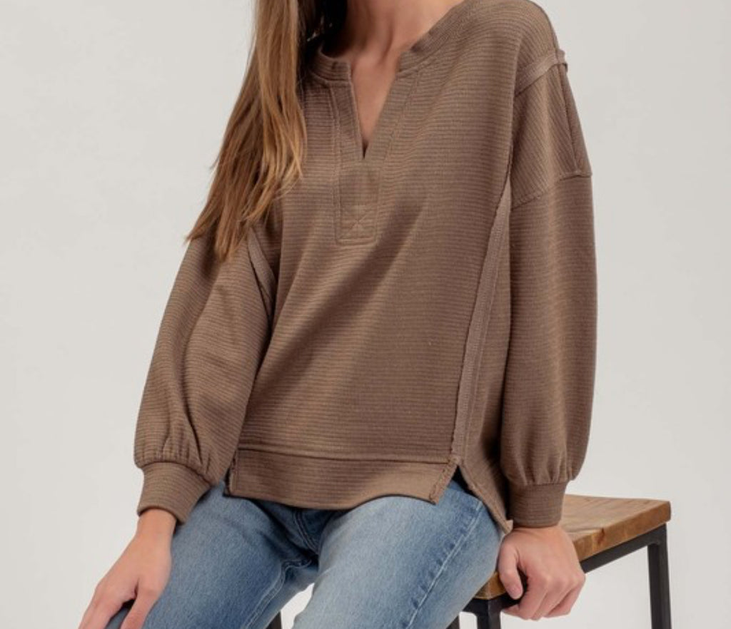 Sierra Seam Long Sleeve Top