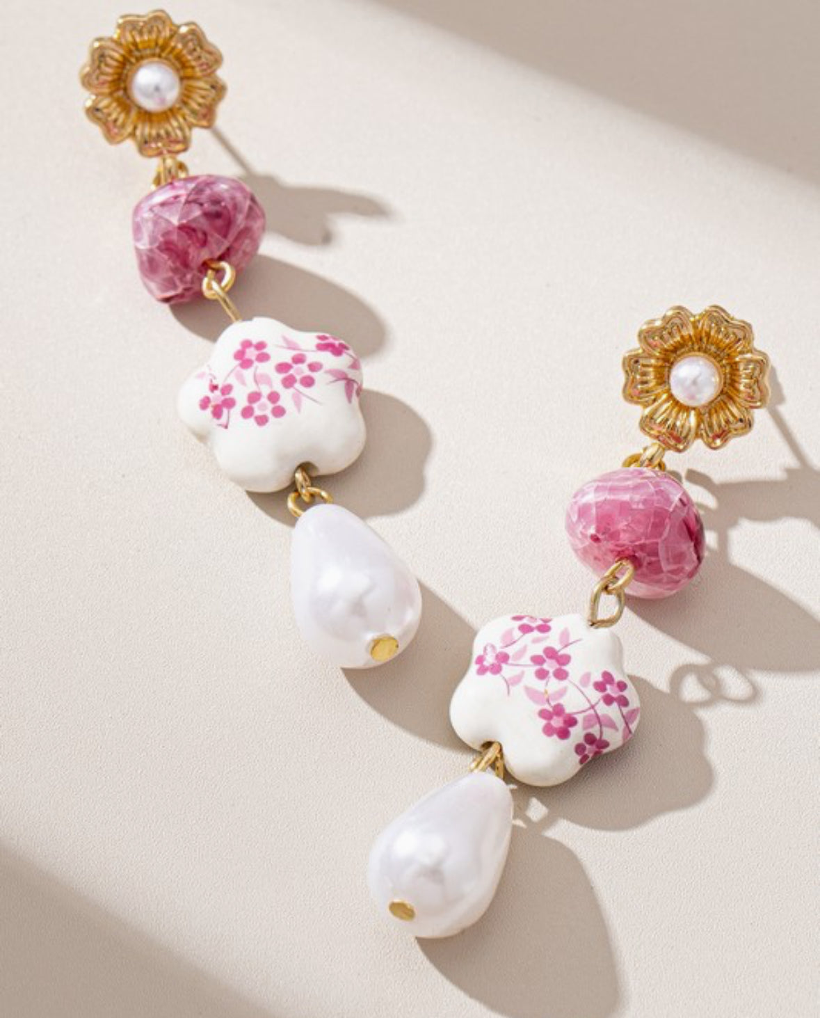 Amethyst Garden Drop Earrings