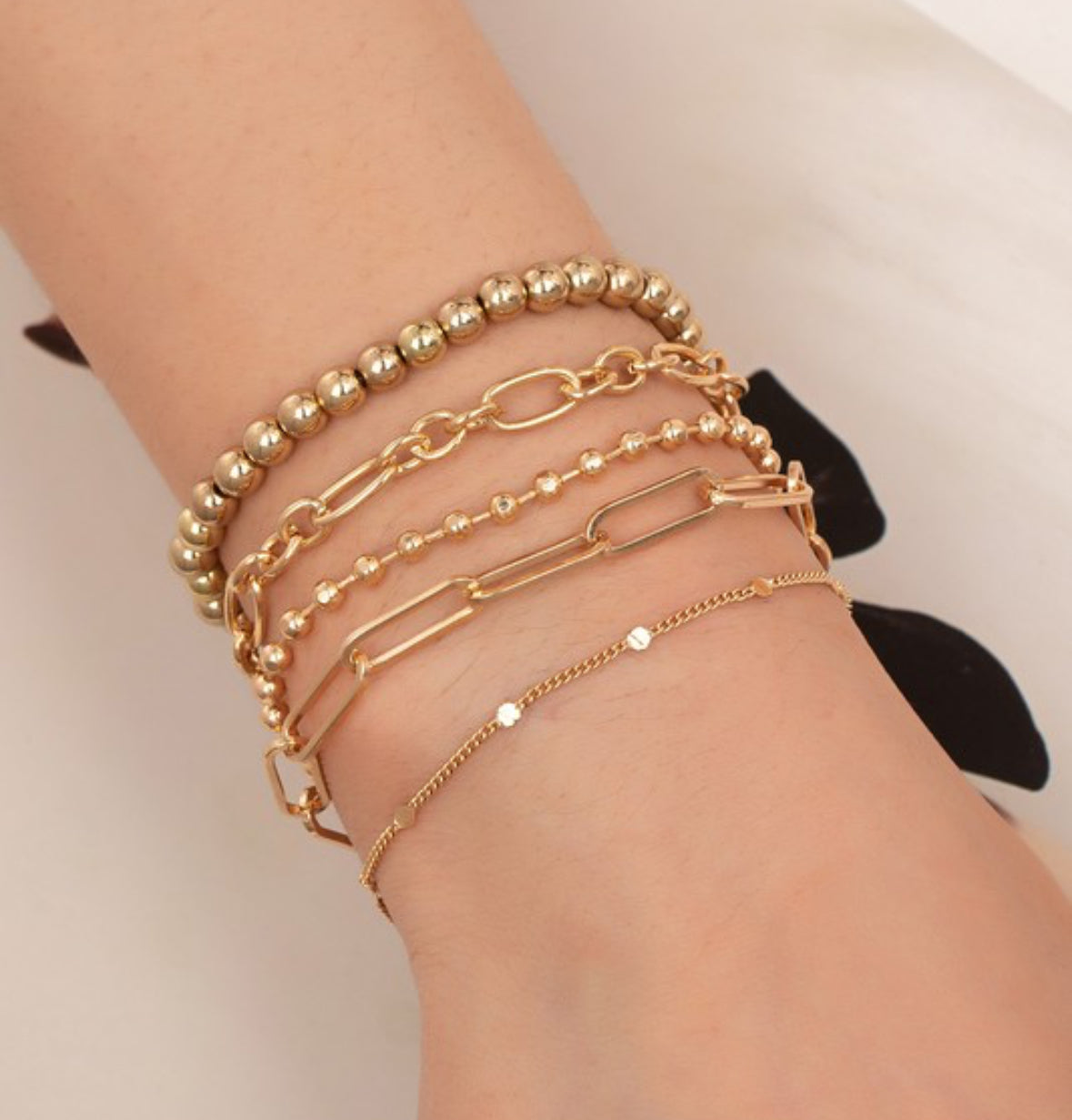 Linked In Luxe Bracelet Set