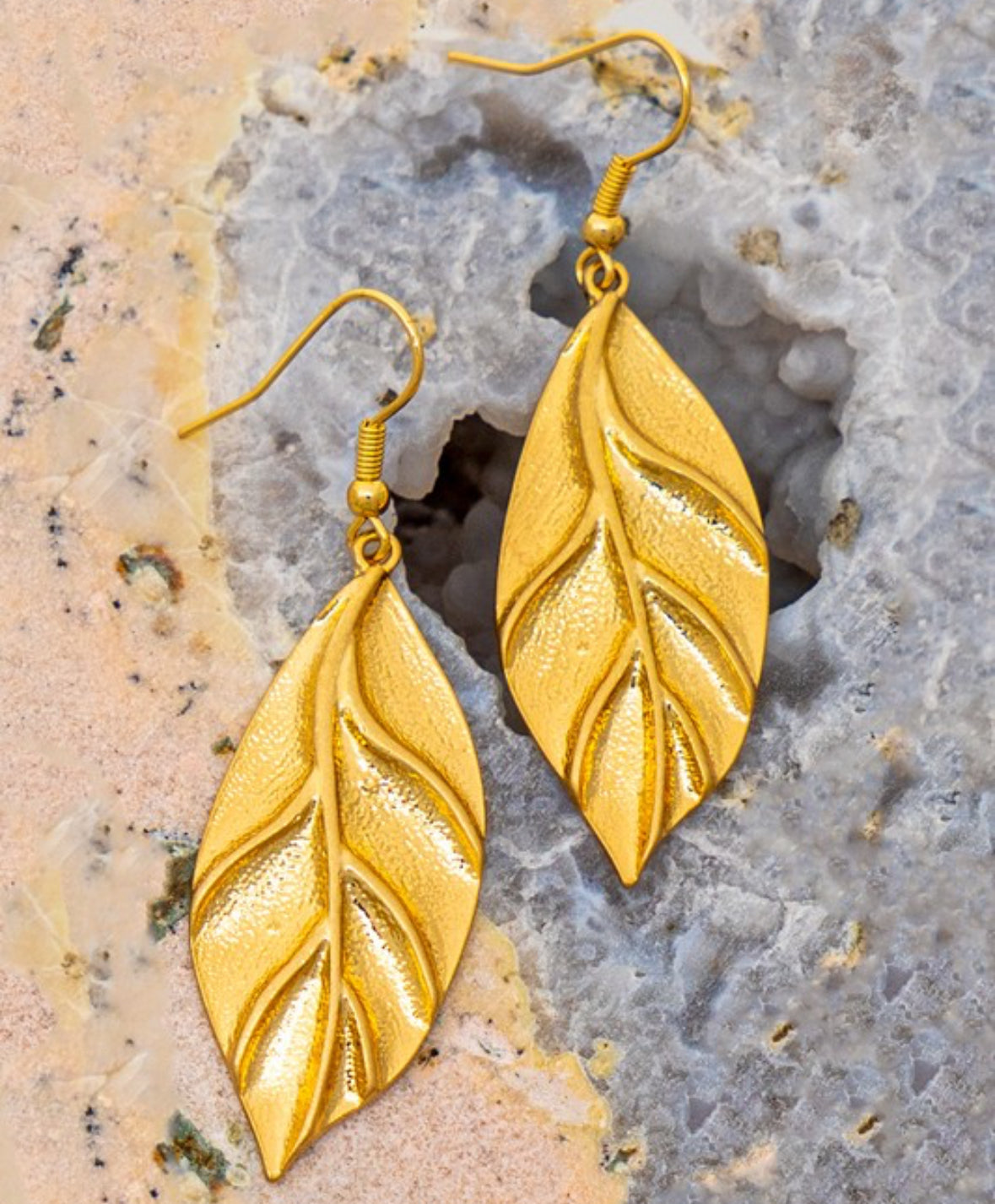 Golden Leaf Earrings