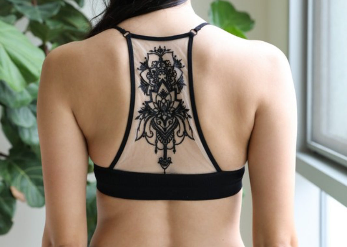 Tattoo Back Bralette