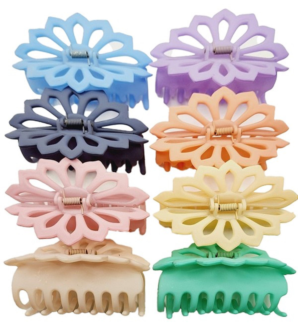 Big Flower Claw Clip