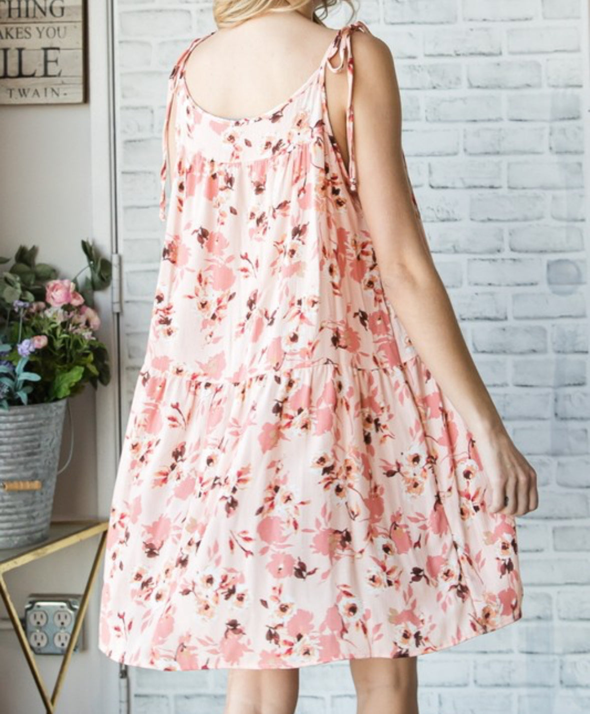 Peach Blossom Dress