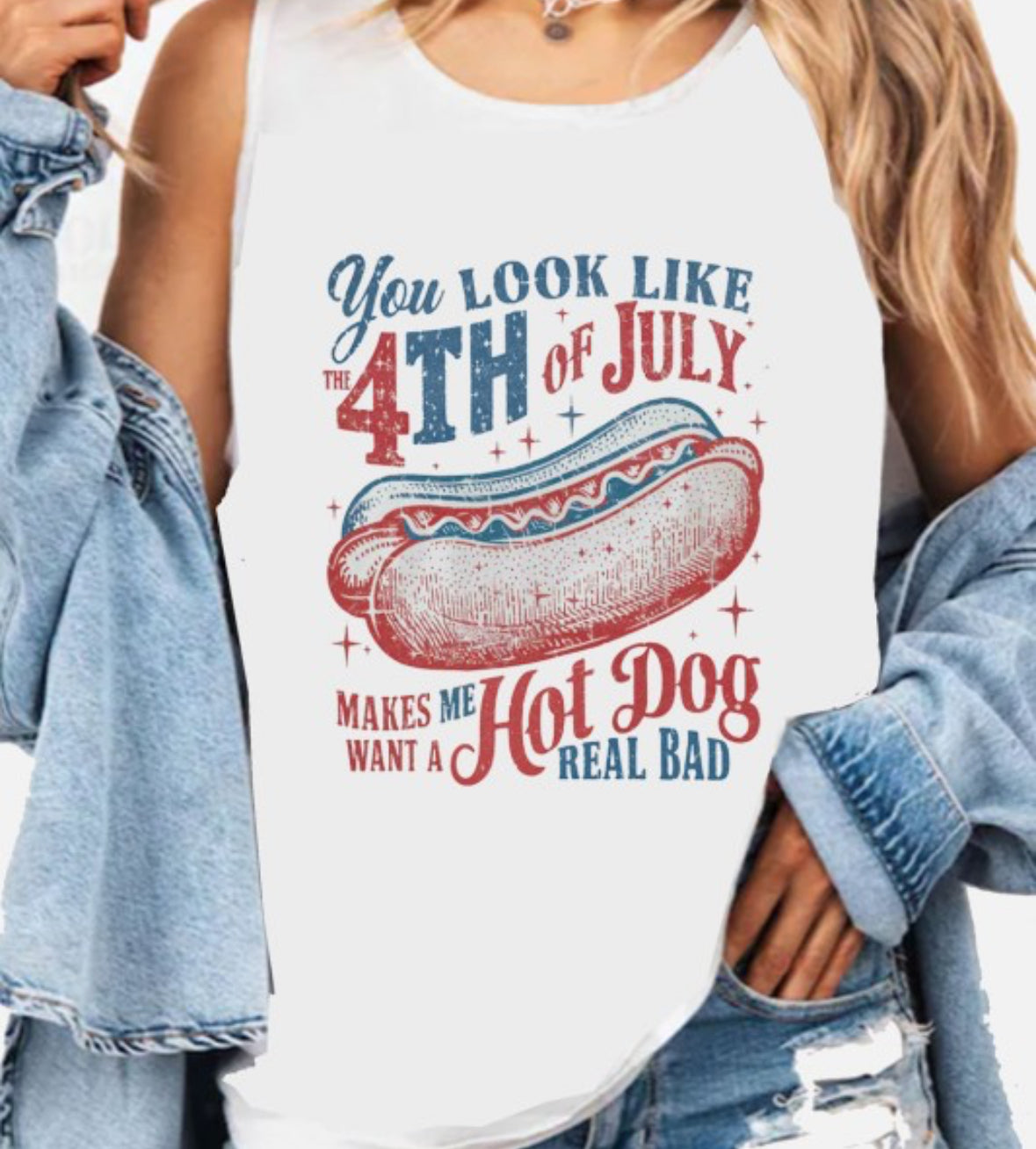 You Look Like The 4th Of July Tank