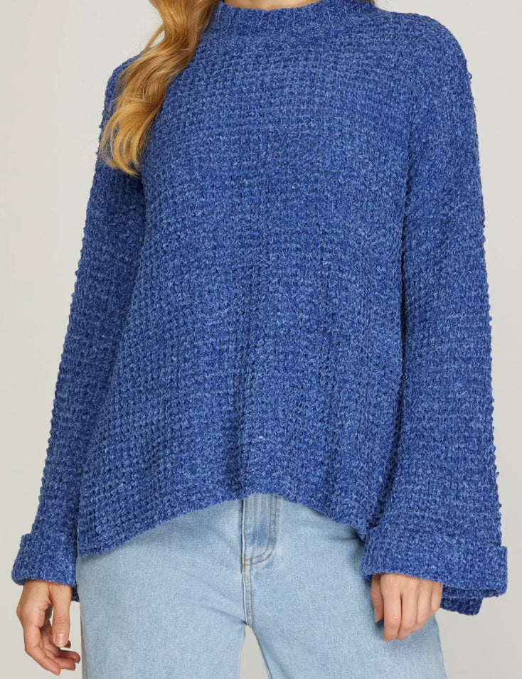 Blueberry Cozy Sweater