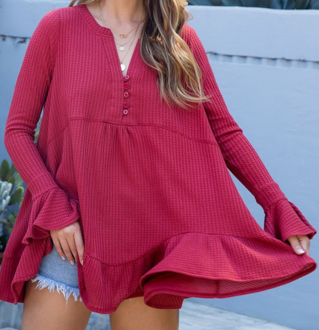 Twist & Flare Top