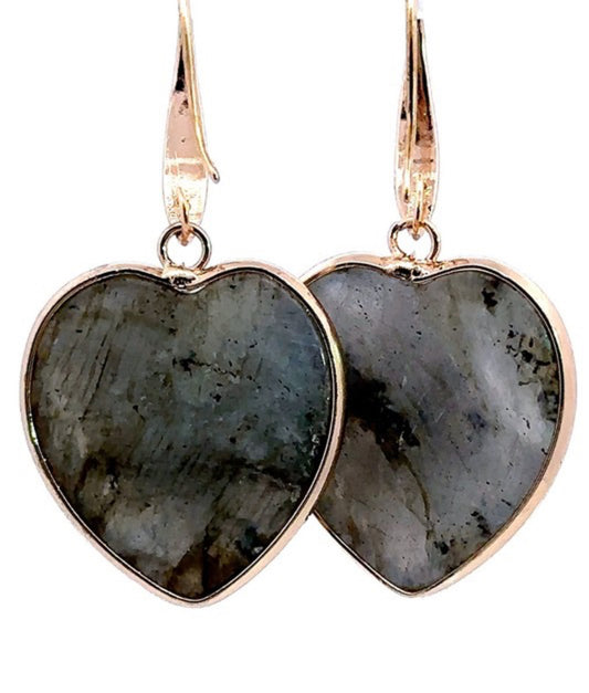 Dark Heart Earrings