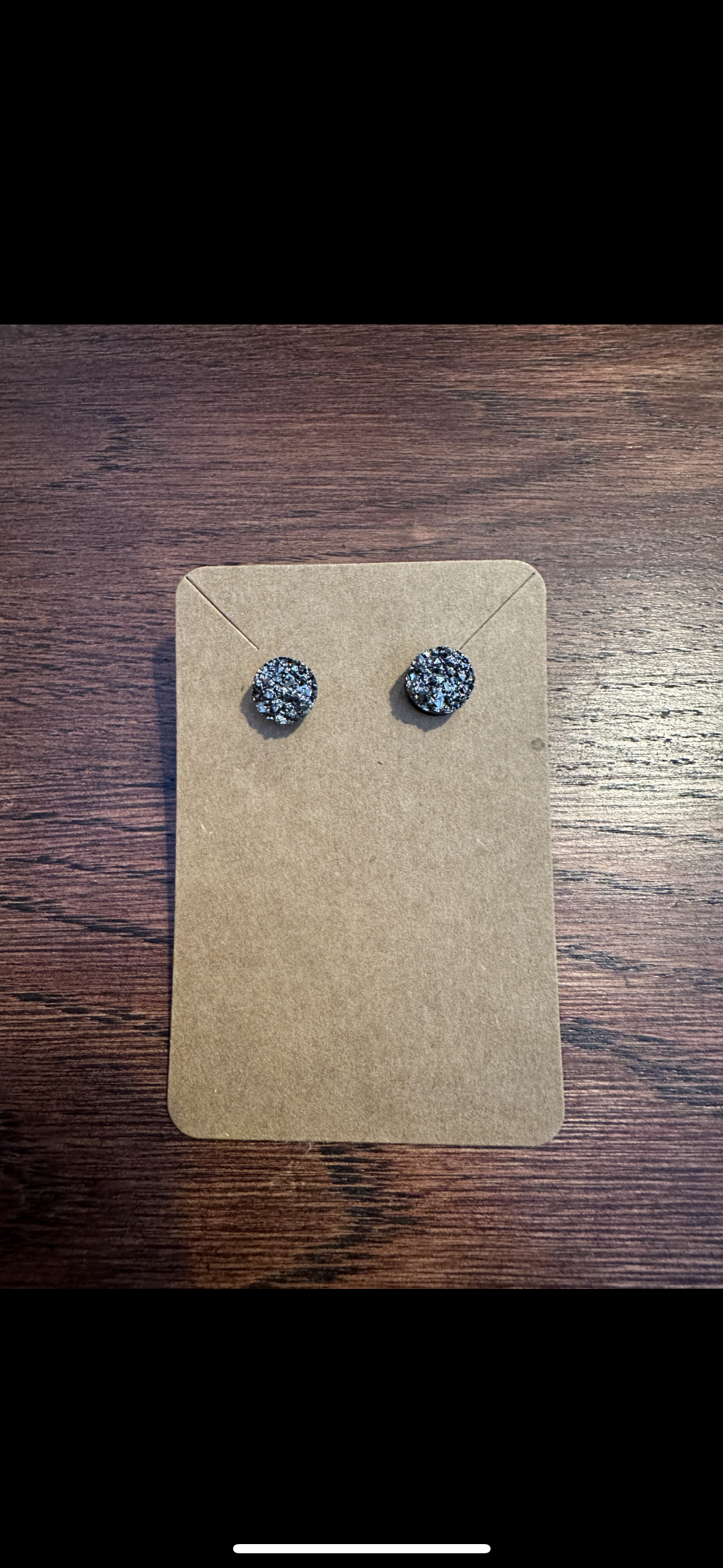 Drusy Stud Earrings