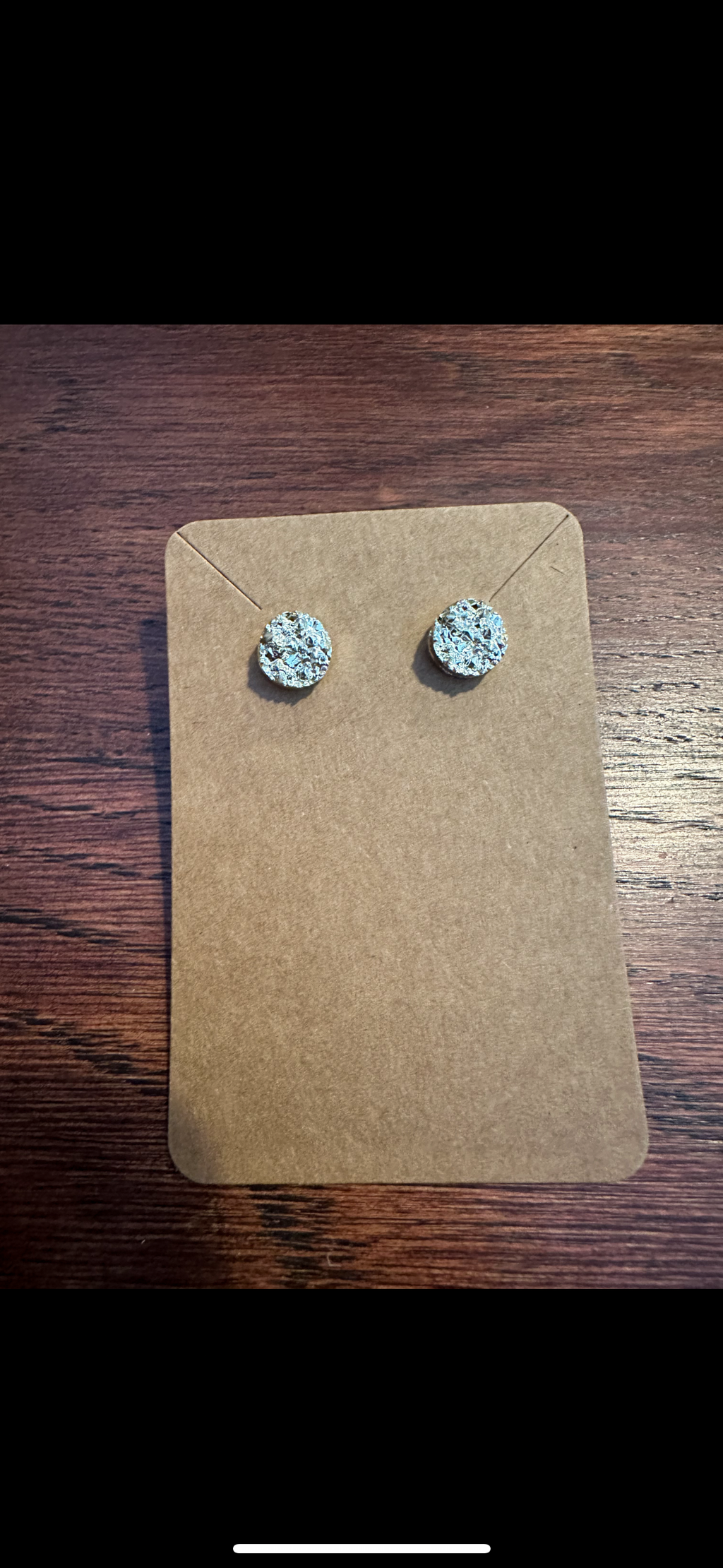 Drusy Stud Earrings