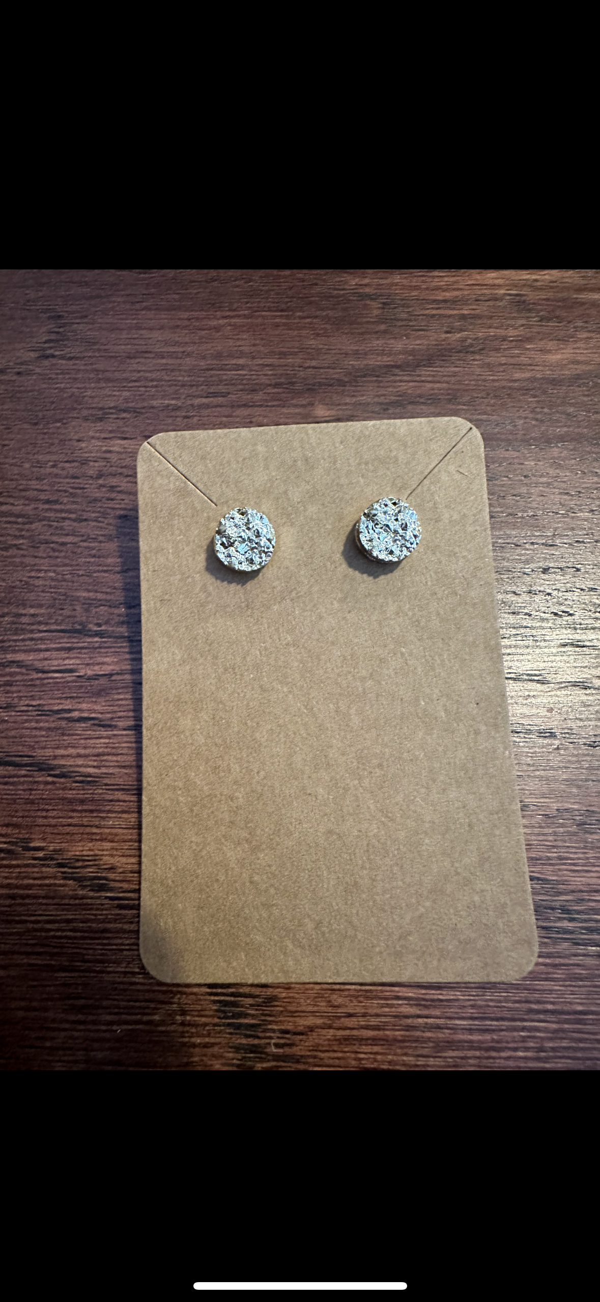 Drusy Stud Earrings