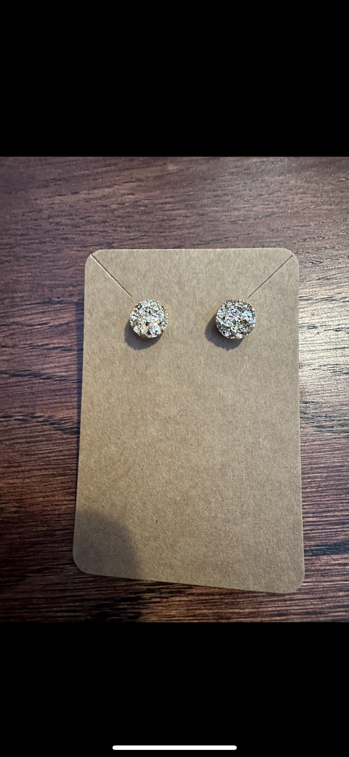 Drusy Stud Earrings