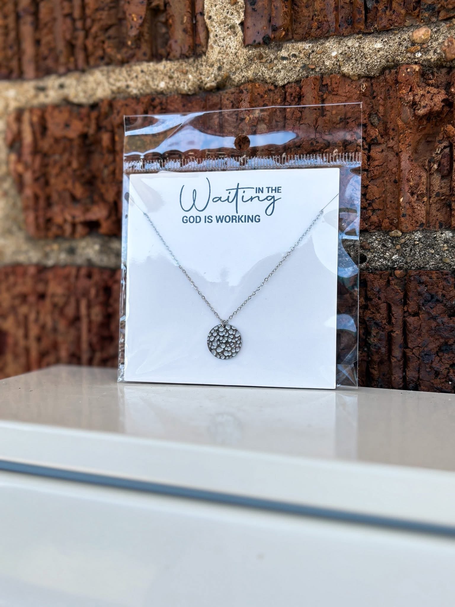 God Is Working Necklace
