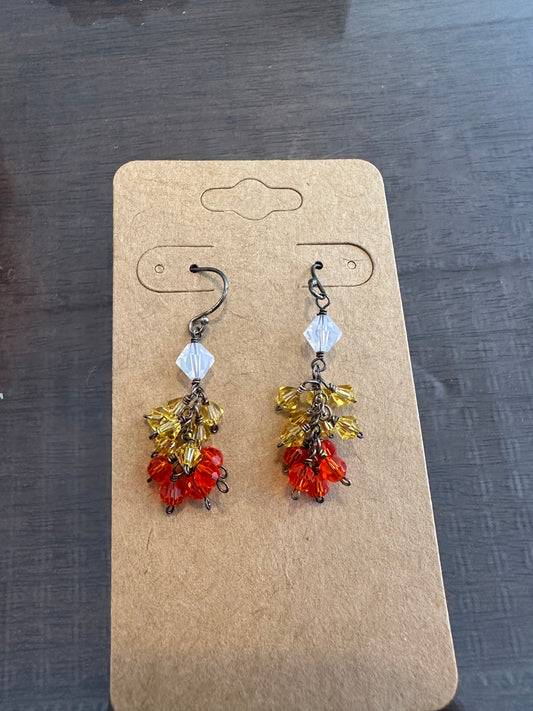 Candy Corn Earrings