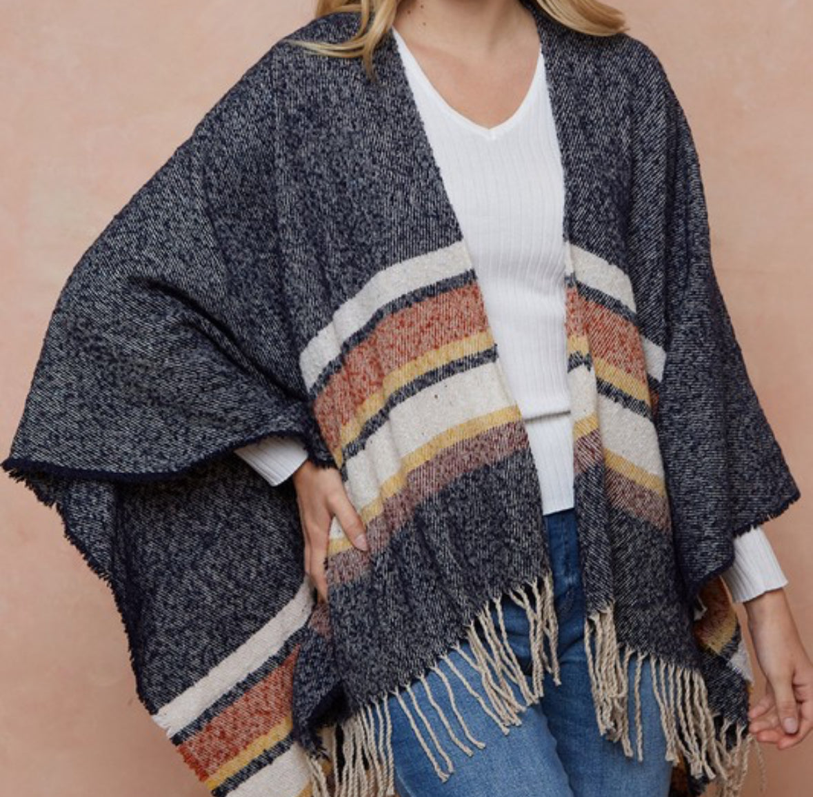 Sunset Stripe Shawl
