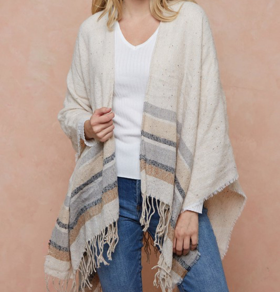 Sunset Stripe Shawl