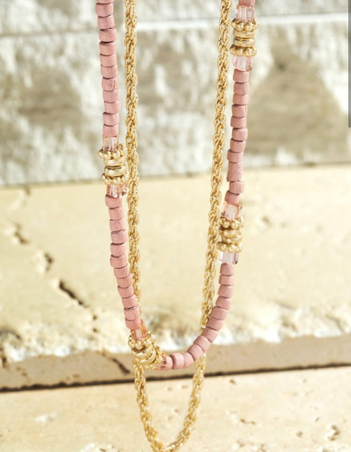 Layered Beaded Necklace