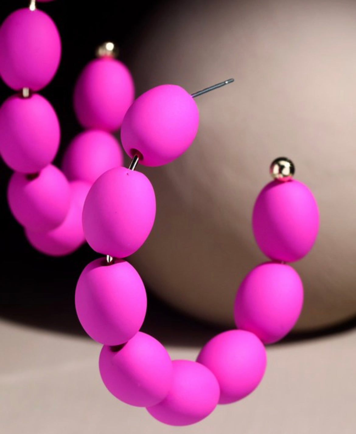 Hot Pink Bubbles Earrings