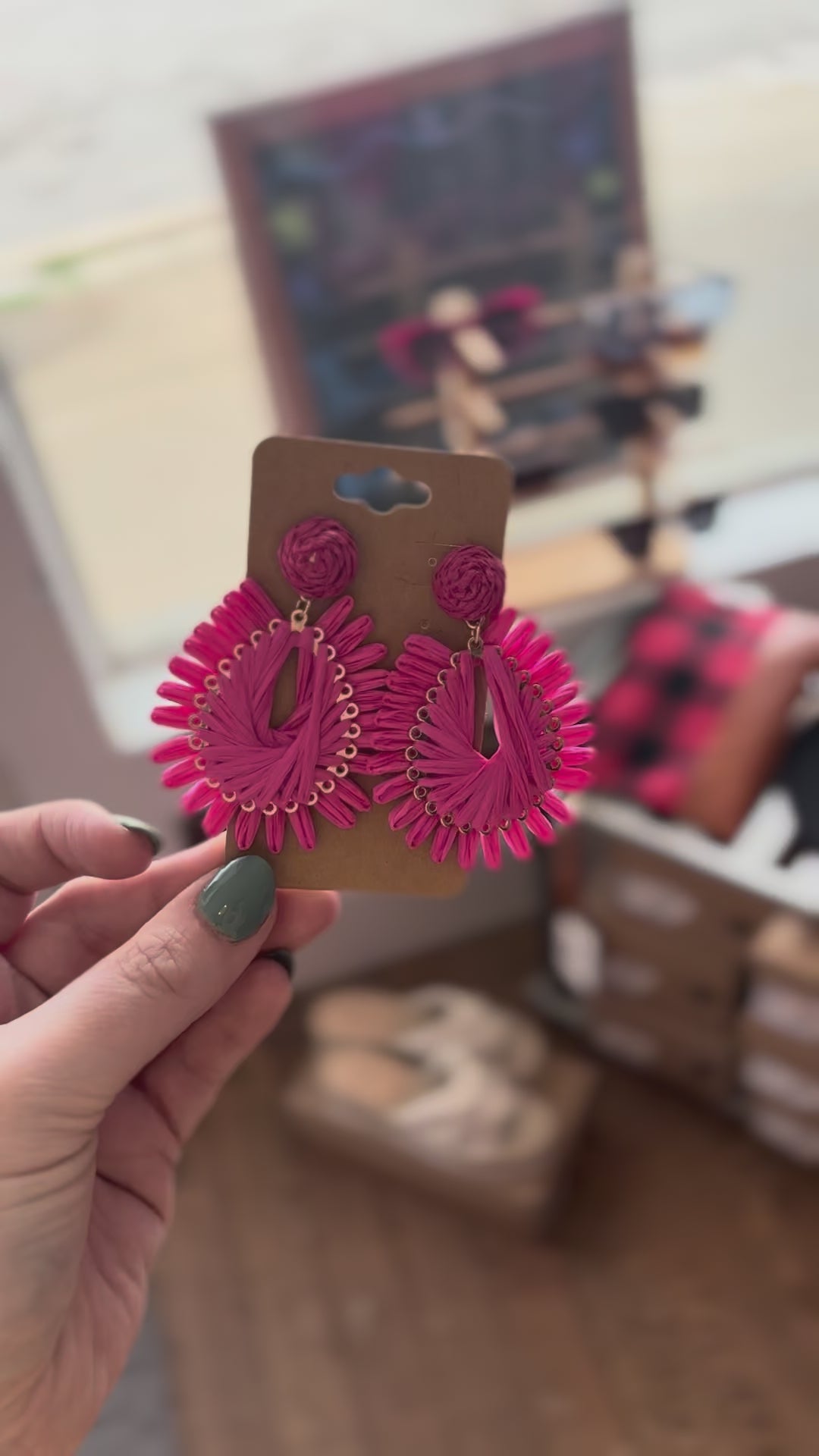 Fuchsia Bloom Earrings