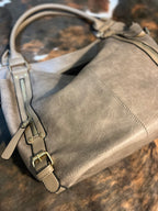 Burch Handbag in Taupe