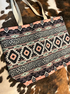 Leopard Tribal Tote Bags