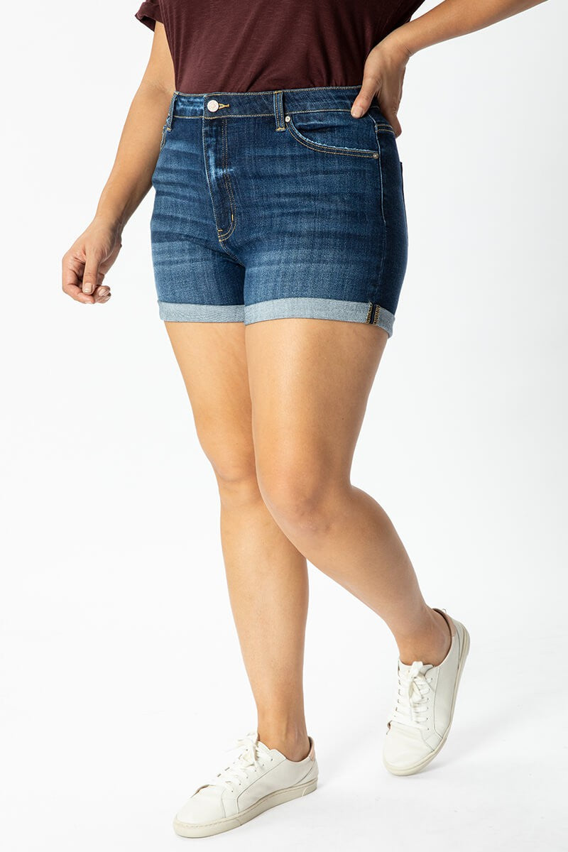 KanCan High Rise Jean Shorts